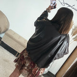 VESTE SIMILICUIRE CHOCO HAILEY