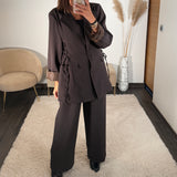 ENSEMBLE TAILLEUR CHOCO ADAM