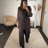 ENSEMBLE TAILLEUR CHOCO ADAM