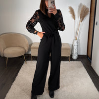 COMBINAISON NOIRE SEQUINS LAURE