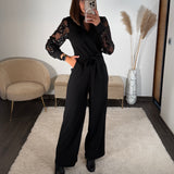 COMBINAISON NOIRE SEQUINS LAURE