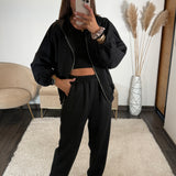 ENSEMBLE SURVETEMENT NOIR MOLLY