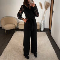 COMBINAISON NOIRE SEQUINS LAURE