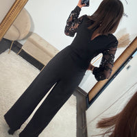 COMBINAISON NOIRE SEQUINS LAURE