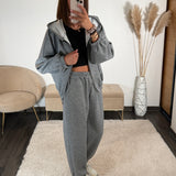 ENSEMBLE SURVETEMENT GRIS MOLLY