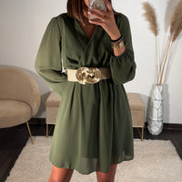 ROBE COURTE KAKI ÉLISE