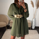 ROBE COURTE KAKI ÉLISE