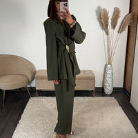 ENSEMBLE TAILLEUR KAKI JUDY