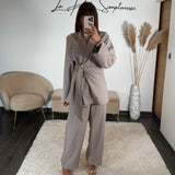 ENSEMBLE TAILLEUR TAUPE JUDY