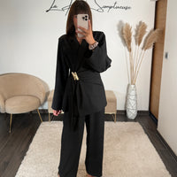 ENSEMBLE TAILLEUR NOIR JUDY