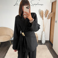 ENSEMBLE TAILLEUR NOIR JUDY
