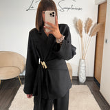 ENSEMBLE TAILLEUR NOIR JUDY