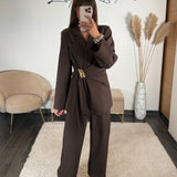 ENSEMBLE TAILLEUR CHOCO JUDY