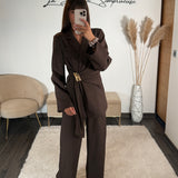 ENSEMBLE TAILLEUR CHOCO JUDY