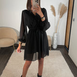 ROBE COURTE NOIRE ÉLISE