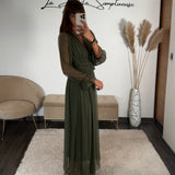 ROBE KAKI MECHE ORIANE