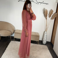 ROBE ROSE MECHE ORIANE