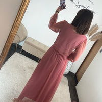 ROBE ROSE MECHE ORIANE