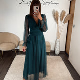 ROBE BLEU MECHE ORIANE