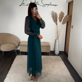 ROBE BLEU MECHE ORIANE