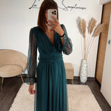 ROBE BLEU MECHE ORIANE