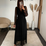 ROBE NOIRE MECHE ORIANE