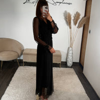 ROBE NOIRE MECHE ORIANE
