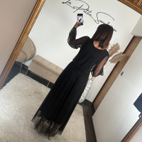ROBE NOIRE MECHE ORIANE