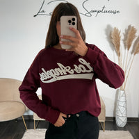SWEAT LOS ANGELES BORDEAUX