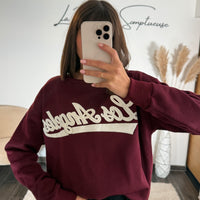 SWEAT LOS ANGELES BORDEAUX