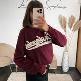 SWEAT LOS ANGELES BORDEAUX