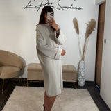 ROBE PULL BEIGE FERDA
