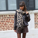 ECHARPE LEOPARD LEA