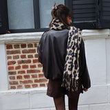 ECHARPE LEOPARD LEA