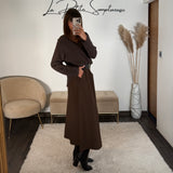 JUPE CEINTURE CHOCO NINON