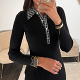 ROBE PULL CHEMISE NOIR SCHOOL