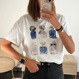 T-SHIRT BLANC PARFUM