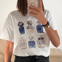 T-SHIRT BLANC PARFUM