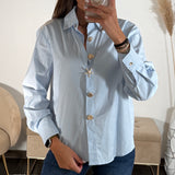 CHEMISE COQUILLAGE BLEU