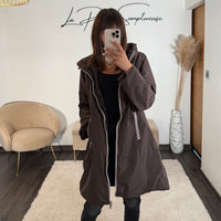 IMPERMEABLE REVERSIBLE POLAIRE CHOCO