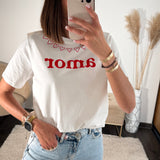 T-SHIRT AMOR RED