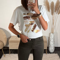 T-SHIRT BLANC FASHION SHOW