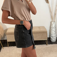 JUPE SHORT EN JEAN GAELLE