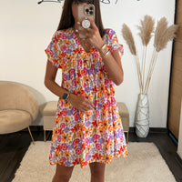 COMBISHORT COURTE FLEURIE AMANDA