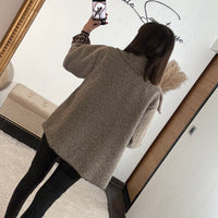 MANTEAU TAUPE LEO