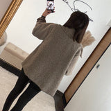 MANTEAU TAUPE LEO