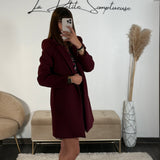 MANTEAU BORDEAUX BASILE