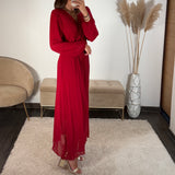 ROBE LONGUE BORDEAUX ELODIE