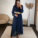 ROBE LONGUE BLEUE ELODIE
