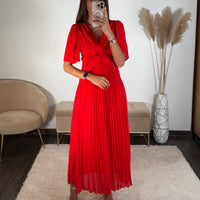 ROBE LONGUE ROUGE SELLY